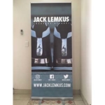 Roll up banner stand