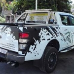 Ford Ranger matt black branding